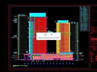 上海公寓酒店建筑设计图