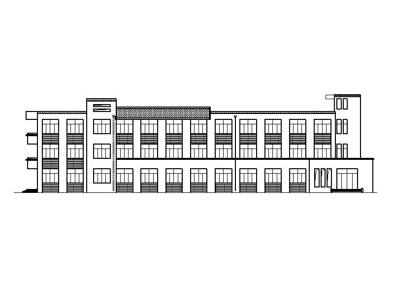 [宁夏]市级现代风格中学宿舍楼及食堂施工图