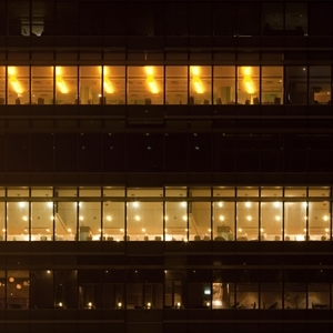 室外建筑夜景玻璃贴图