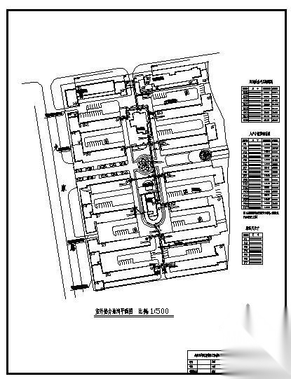 某住宅小区室外管网工程竣工图 建筑给排水