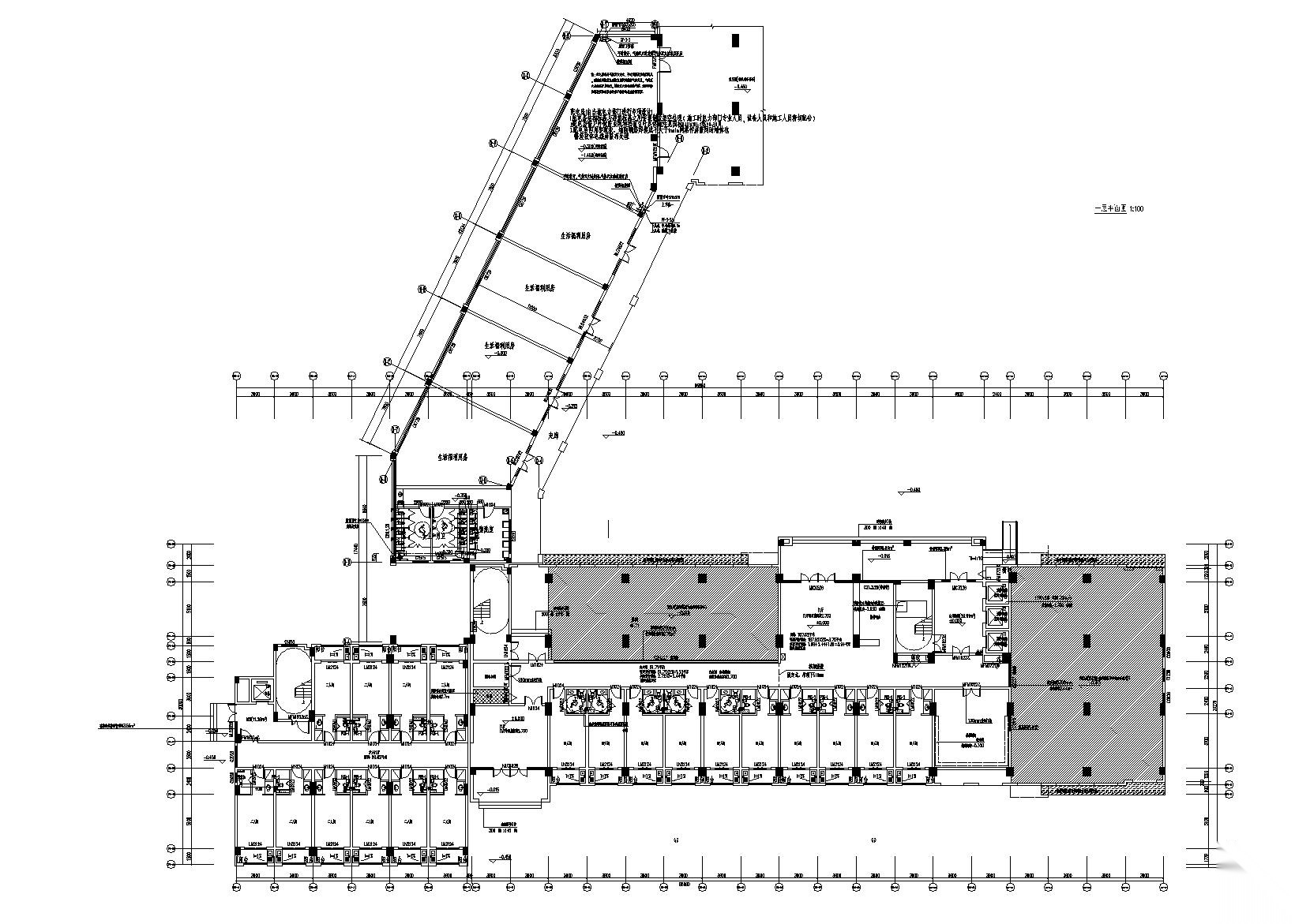 2栋12层学生公寓防排烟设计全套图纸 建筑暖通