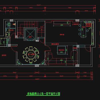 新中式风格别墅全套CAD施工图，CAD建筑图纸免费下载