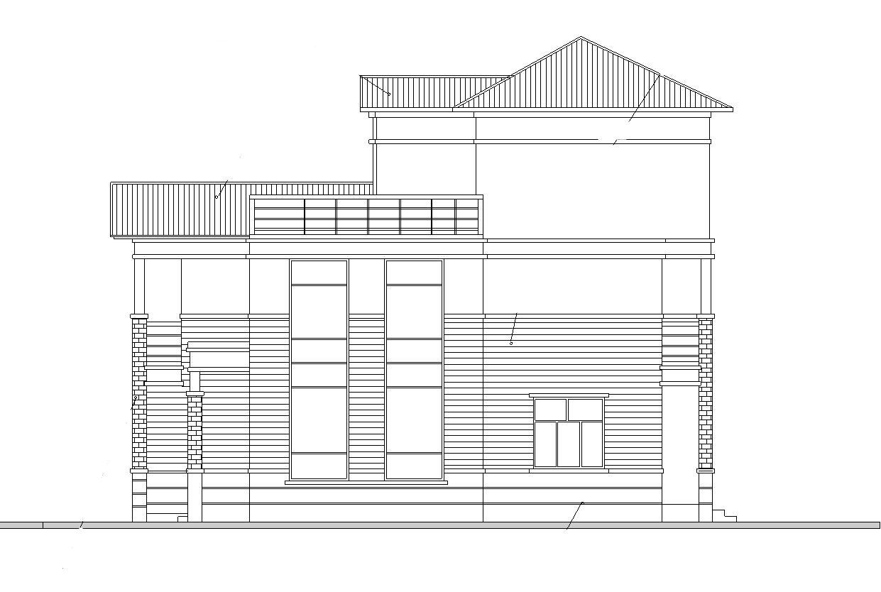 现代风格单家独院式别墅建筑施工图