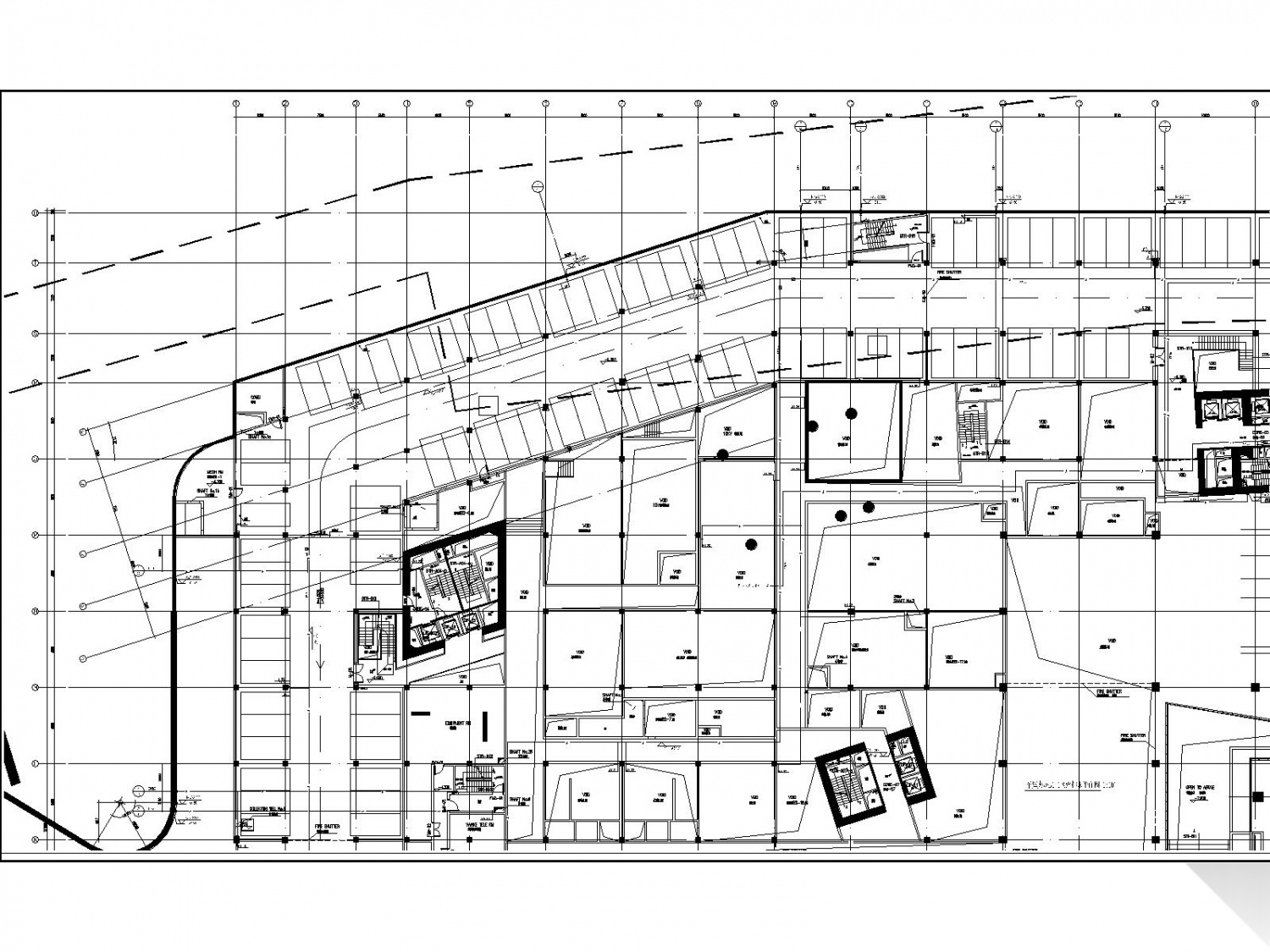 万科多层办公楼给排水消防施工图设计 建筑给排水