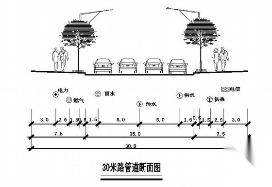 邯郸市某小区室外排水工程图纸 市政给排水