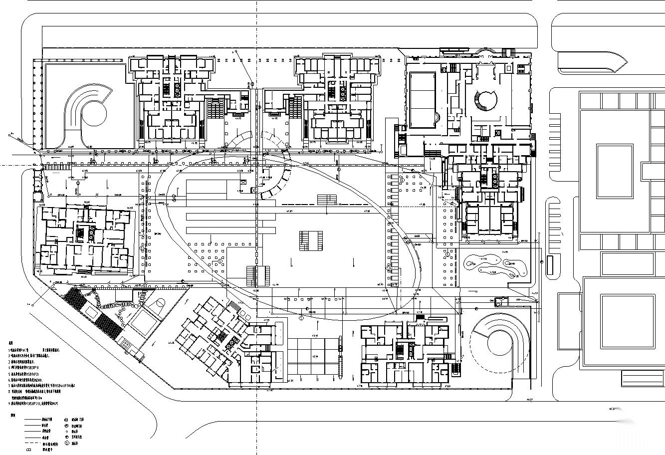 [上海]华庭嘉园居住区园林建筑施工图设计（给排水设计）