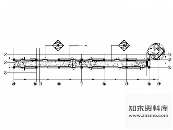 施工图精装酒店公寓走廊装修设计图