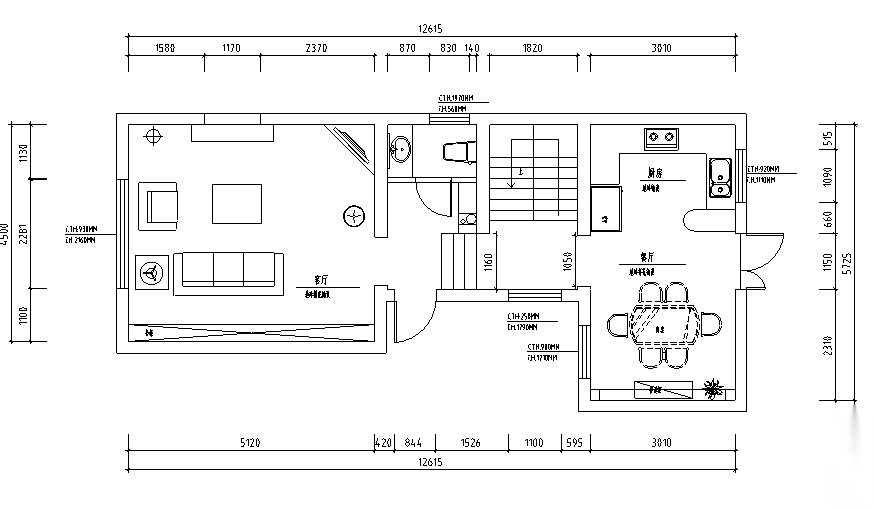 [江苏]现代欧式风格山庄别墅设计施工图（附效果图+pdf）