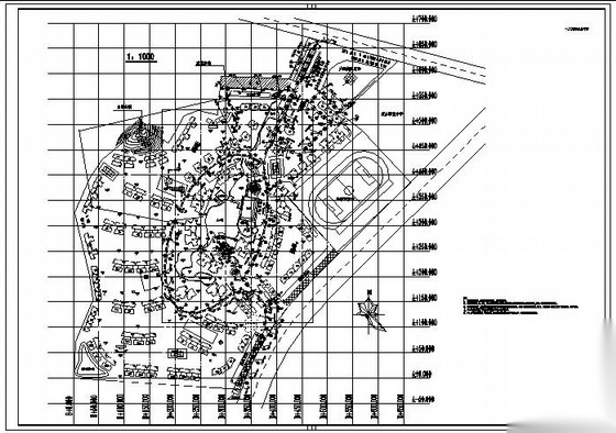 某大型生活小区排水总设计图 建筑给排水