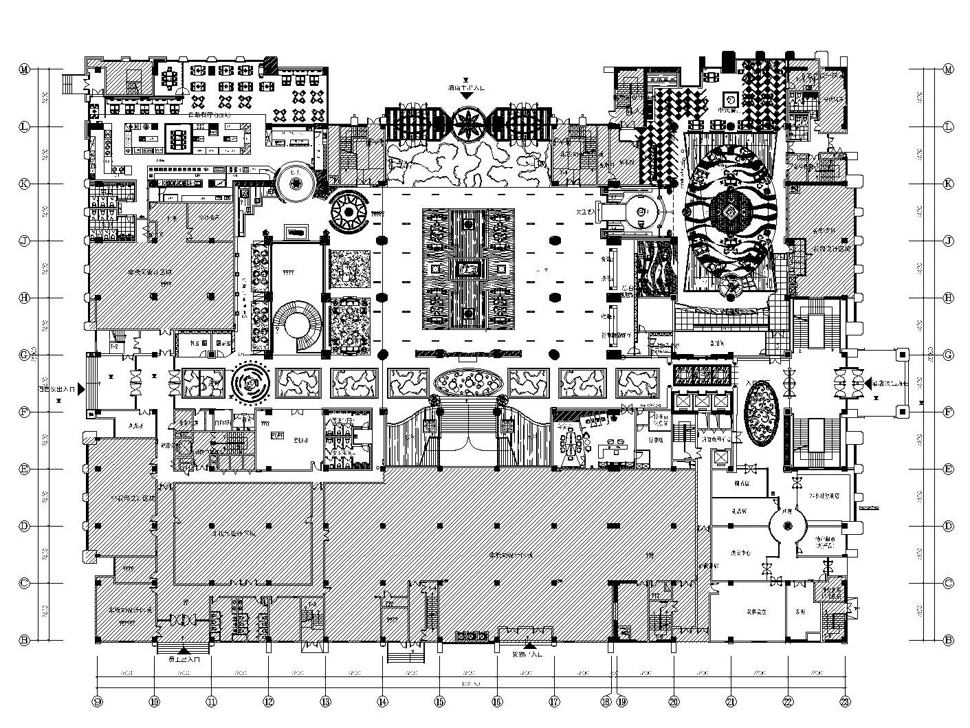 [山东]新中式风格五星级大酒店室内装修施工图（附效果图...