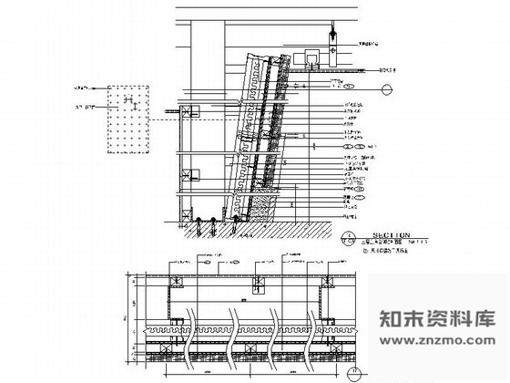 图块/节点成套吸引材料墙面装饰造型节点详图CAD图块下载