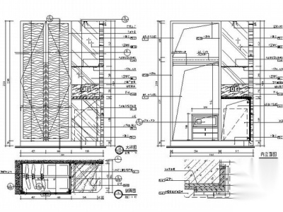白色烤漆板大样节点