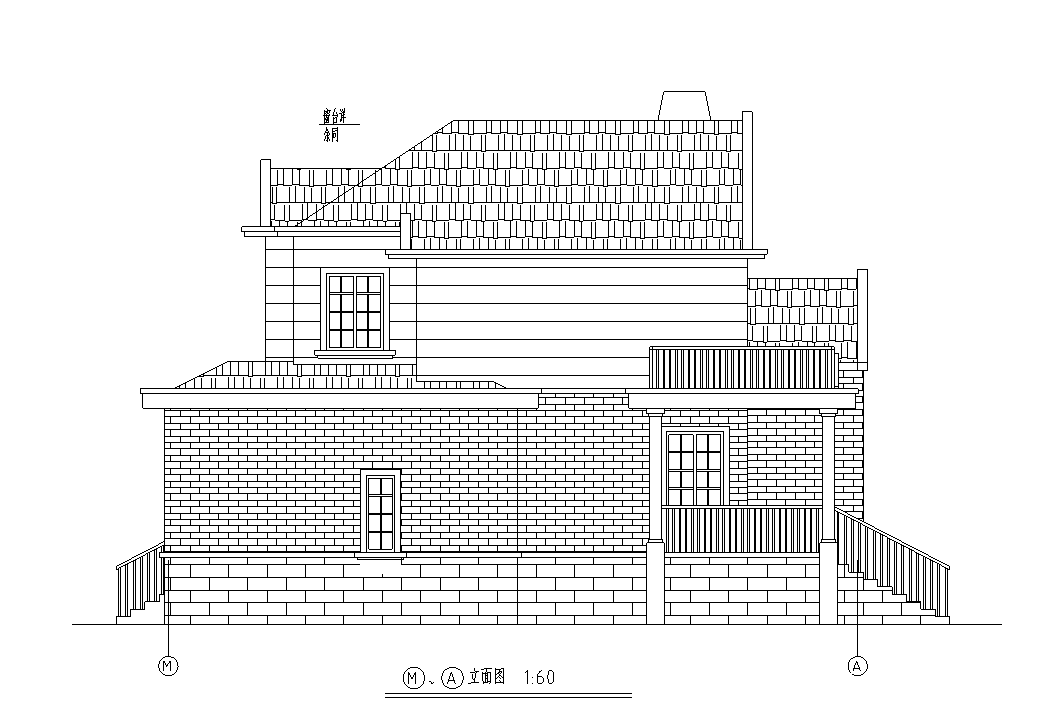 现代风格多层独栋别墅建筑施工设计