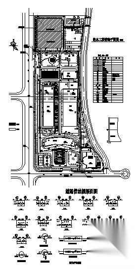 广东某小区室外管线施工图 建筑给排水