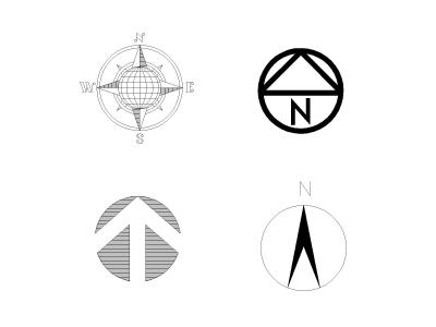 免费指北针图片平面图下载_【知末网cad图纸库】第1页