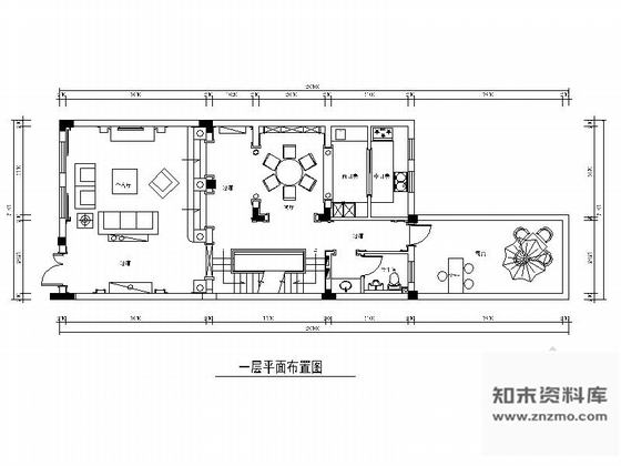 施工图江苏精品低密度景观奢华浪漫大气欧式风格别墅装修室内设计施工图含效果