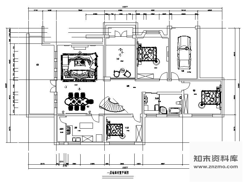 施工图欧式古典二层别墅设计图含效果