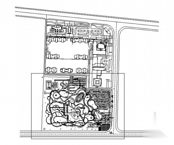 山东 公园给排水施工图 园林景观给排水