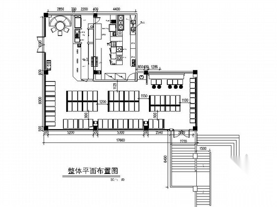 [厦门]某中式风味餐厅室内装修施工图