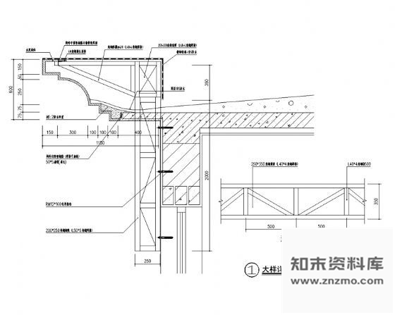 图块/节点招待所外墙立面图