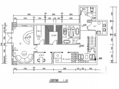 spa美容院cad圖紙下載_免費spa美容院全套cad圖庫【知末網案例館】
