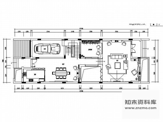 施工图海南精装现代简约3层别墅室内设计全套CAD施工图含效果图