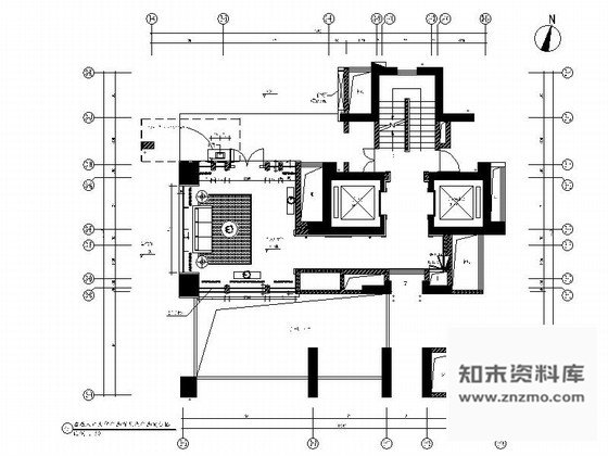 施工图深圳坪山某奢华别墅全套样板房装修图