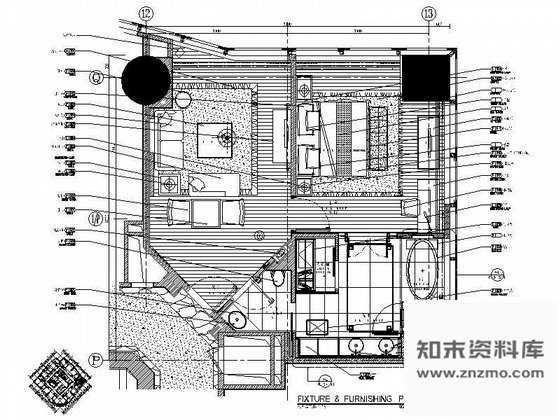 施工图五星级酒店式公寓03样板间施工图