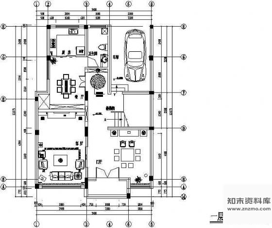 施工图一套中式风格两层别墅施工图