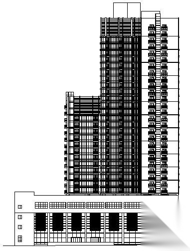 [长沙]某三十一层酒店式公寓建筑扩初图