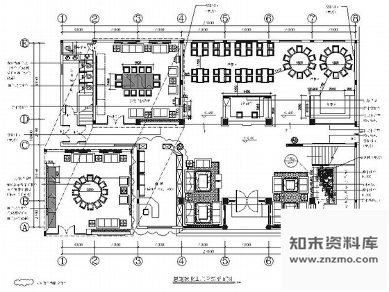 施工图湖北高档新中式风格五星级酒店室内装修施工图含效果