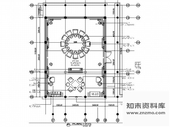 施工图现代中式贵宾宴会厅室内装修施工图含效果