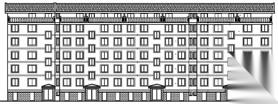 [江苏通州市]某五层实际公寓楼建筑施工图