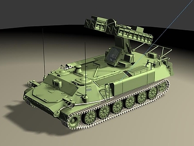 俄罗斯箭 10 sa 13 地空导弹系统 萨姆 13防空导弹cg模型