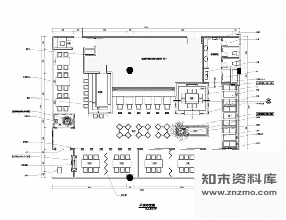 施工图福州日式餐饮空间日本料理店室内装修施工图含效果图 日韩料理店