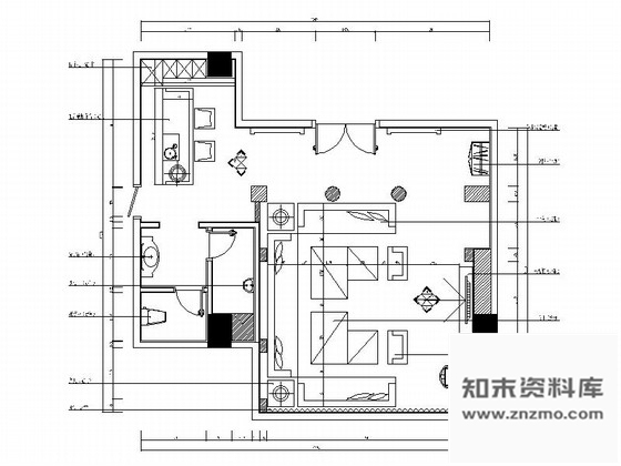 施工图北京欧式风格KTV包厢设计施工图