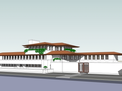 罗宾别墅su模型下载_草图大师罗宾别墅模型【知末网su模型】第1页