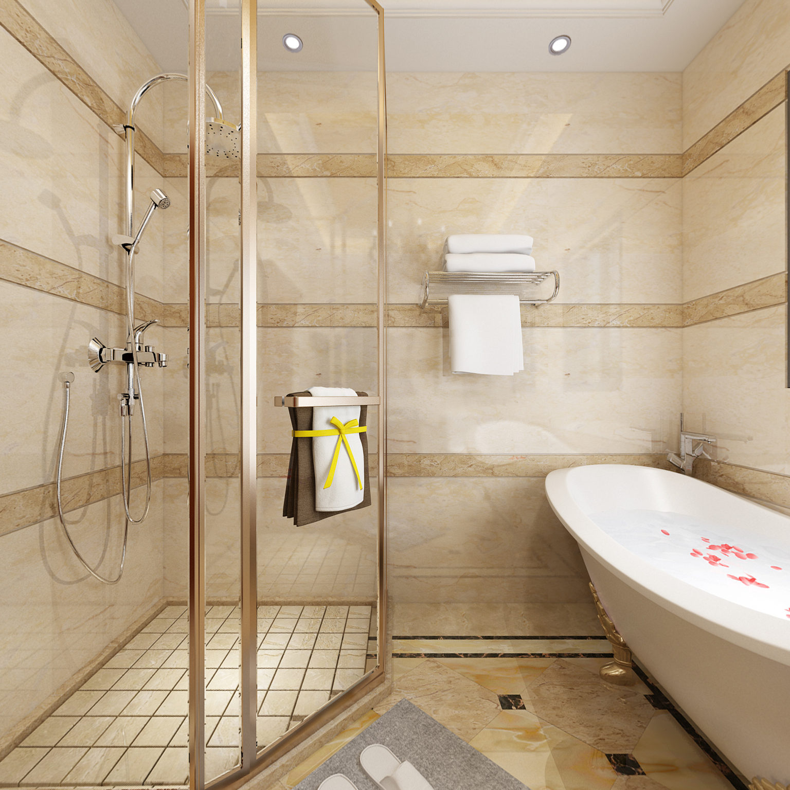 卫生间全景模型_全景卫生间3d模型效果图大全【知末网全景】第1页