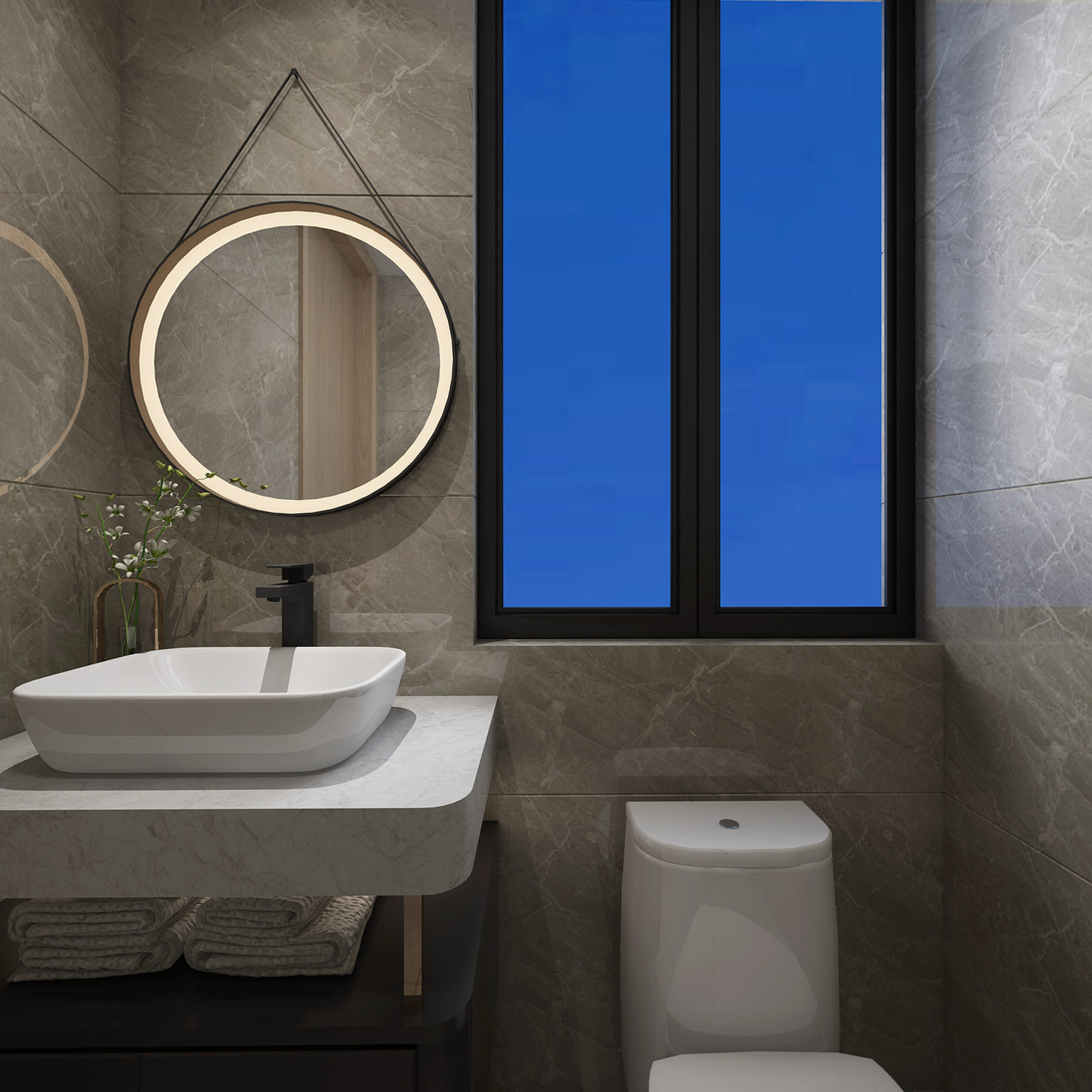 卫生间全景模型_全景卫生间3d模型效果图大全【知末网全景】第1页