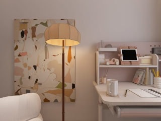 现代书房 成品书柜 书桌书椅组合【ID:1206874667】