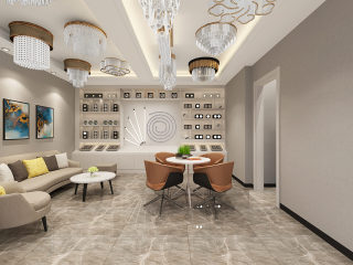 灯具店 吸顶灯水晶 吊灯【ID:730037131】