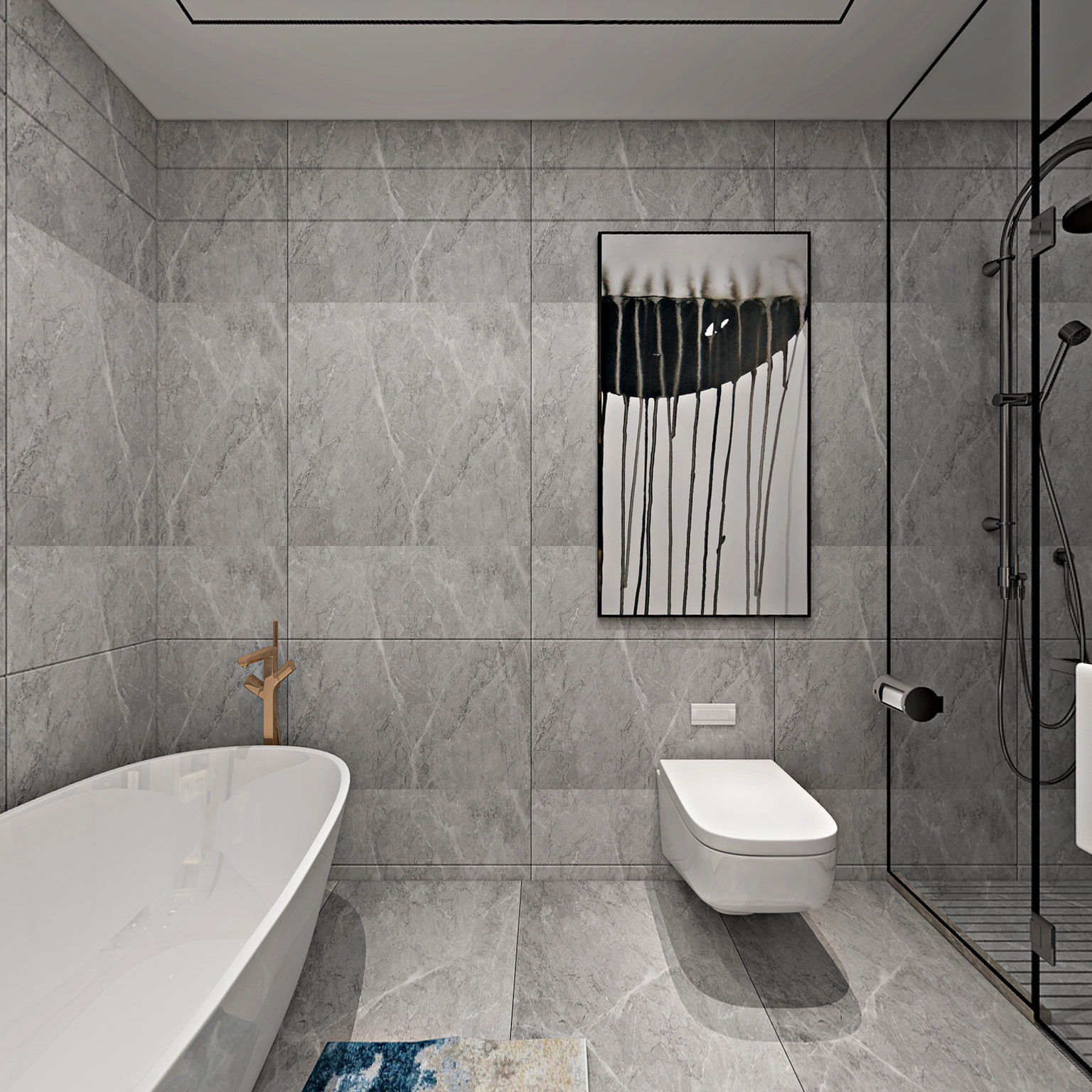 卫生间全景模型_全景卫生间3d模型效果图大全【知末网全景】第1页