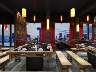 中式火锅店【ID:333992236】